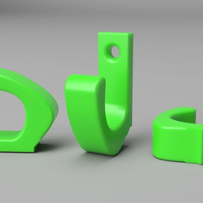 Móc Treo Tường Đơn/Đôi Chắc Chắn