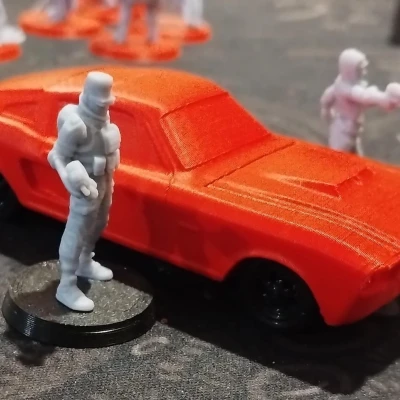 Mô Hình Xe Ford Mustang GT 1967 Tỉ Lệ 32mm