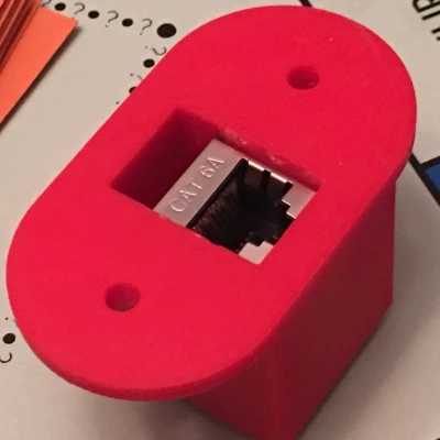 Đế Gắn Jack RJ45 Âm Sàn Cho Cáp Mạng Ethernet