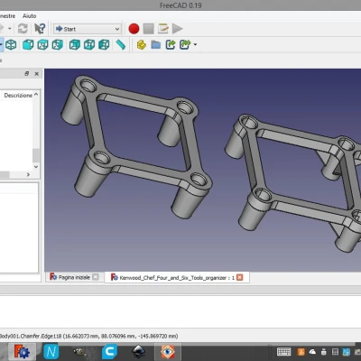 Giá đỡ phụ kiện máy làm bánh Kenwood Chef (4 và 6 món)