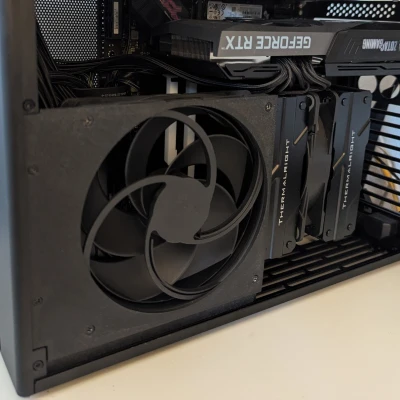 Giá Đỡ Quạt Ncase M2 140mm 120mm Có Hỗ Trợ GPU Modul