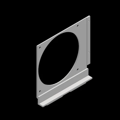 Giá Đỡ Quạt Ncase M2 140mm 120mm Có Hỗ Trợ GPU Modul