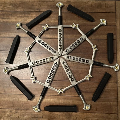 Anduril/Narsil - Lưỡi Kiếm RPG Đựng Xúc Xắc