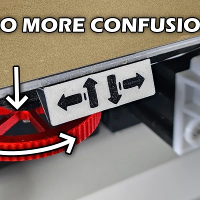 Chỉ Báo Hướng Vặn Núm Căn Mặt Bàn In 3D