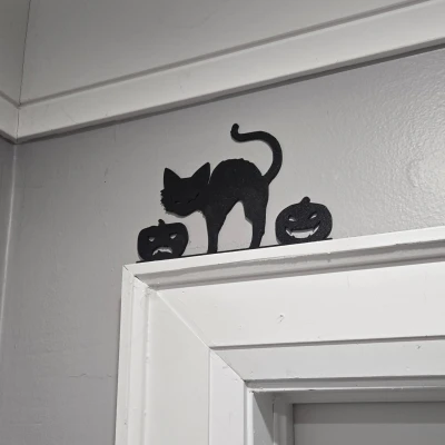 Mèo Halloween Cùng Bí Ngô