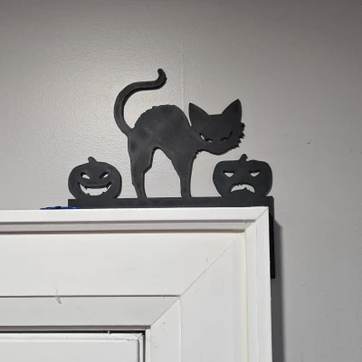 Mèo Halloween Cùng Bí Ngô