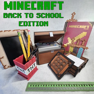 Back to School: Minecraft Edition - Mô hình in 3D