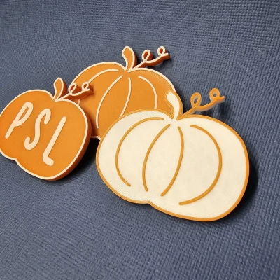 Những quả bí ngô mùa thu dễ thương có dây leo | Trang trí mùa thu | Nam châm Lễ Tạ ơn