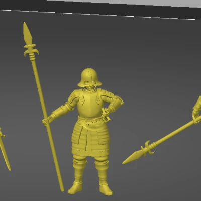 Mô Hình Lính Canh Thị Trấn