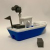 Chiếc Benchy Nổi Ổn Định Có Hàng, Khói Và Cờ (Phiên Bản Đa Sắc Màu) - Thumbnail 4