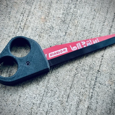 Tay Cầm & Ống Bảo Vệ Lưỡi Dao Cắm Trại Siêu Nhẹ - 2 Phiên Bản!