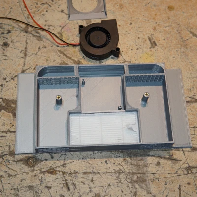 Hệ thống lọc gió Voron 0.1 nhỏ gọn (HEPA + than hoạt tính)