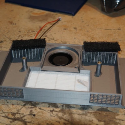 Hệ thống lọc gió Voron 0.1 nhỏ gọn (HEPA + than hoạt tính)