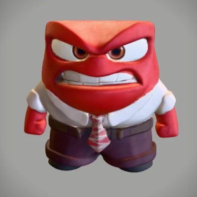 Mô Hình Nhân Vật Giận Dữ (Anger) Trong Inside Out