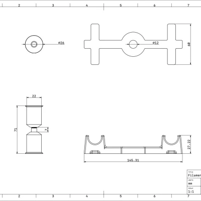 Con Lăn Ống Chỉ Sợi Nhựa Hộp Ngũ Cốc