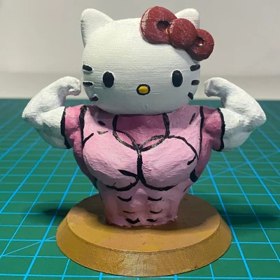 Hello Kitty cơ bắp