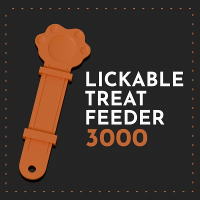 Máng Cho Thú Cưng Ăn Vặt Dạng Lickable 3000