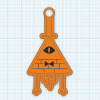 Bill Cipher Móc Khóa Gravity Falls - Thumbnail 1