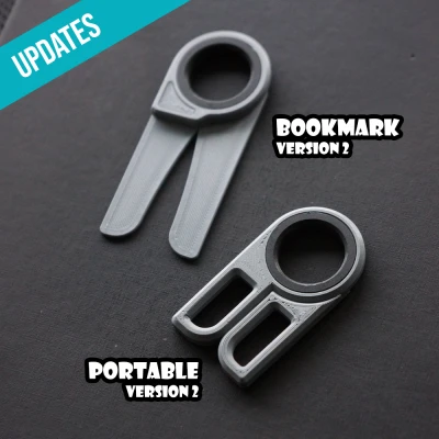 Kẹp Sách/Trang Giấy Gập Gọn - 2 Phiên Bản