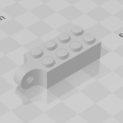 Móc khóa hình gạch Lego