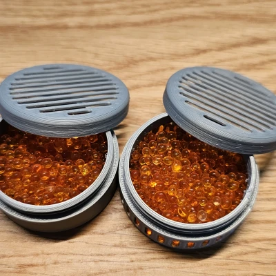 Hộp Đựng Hạt Hút Ẩm Silica Gel V3 Ren Vặn Kiểu Twistlock