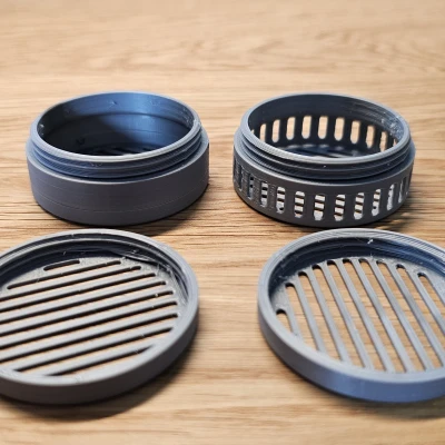 Hộp Đựng Hạt Hút Ẩm Silica Gel V3 Ren Vặn Kiểu Twistlock