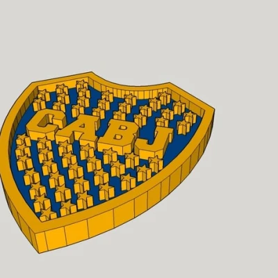 Huy hiệu Câu lạc bộ bóng đá Boca Juniors (Phiên bản mới nhất)