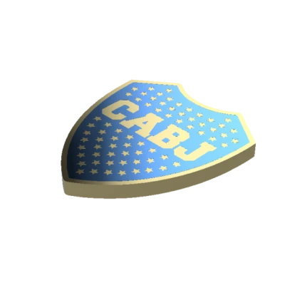 Huy hiệu Boca Juniors 66 sao (ép đùn đơn hoặc kép)