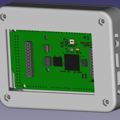 Vỏ Máy Mở Lưng Cho Arduino GIGA R1 WiFi và GIGA Display Shield