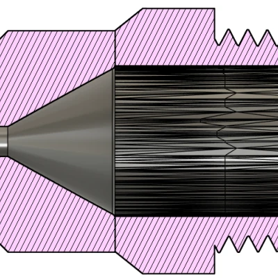 Đầu Vòi Xịt Áp Lực Ren 1/2 NPT