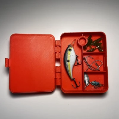 Hộp Đựng Đồ Câu Cá Mini Có Kẹp