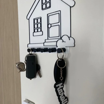 Móc Chìa Khóa Hình Ngôi Nhà