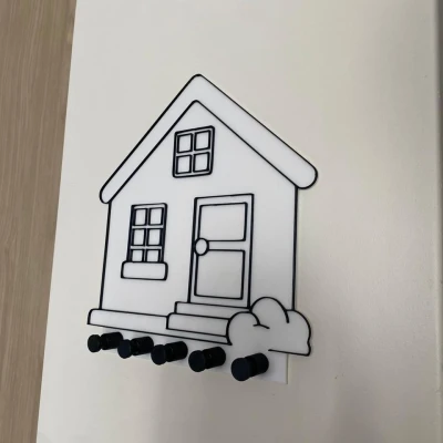 Móc Chìa Khóa Hình Ngôi Nhà