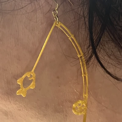 Bông Tai Cần Câu Cá