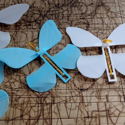 Mô hình 3D Con Bướm Bay