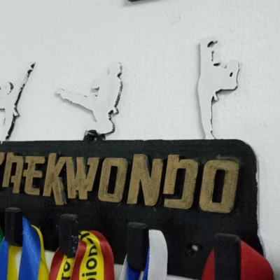 Móc Treo Huy Chương Taekwondo Đơn Giản