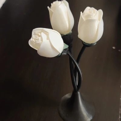 Cành Hoa Hồng Trang Nhã