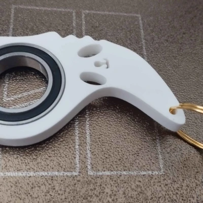 Móc khóa Panda Spinner Keyrambit
