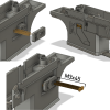 Adapter Lower M4 cho ASG Scorpion Evo - Thumbnail 4