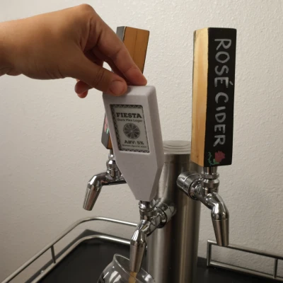 Tay Cầm Vòi Bia Màn Hình E Ink NFC Thụ Động - Bản Ngắn