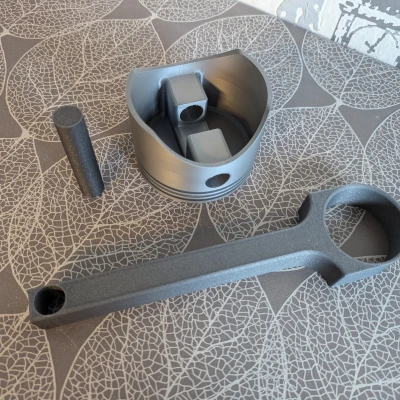 Chân đế tai nghe hình Piston