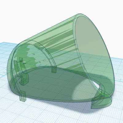 Ốp đồng hồ kẹp 50mm