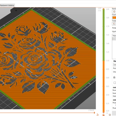 Khuôn vẽ: Hoa hồng 1