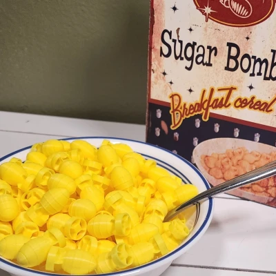 Bom Đường "Fallout Sugar Bombs Cereal" Phiên Bản In 3D