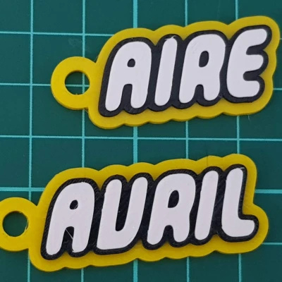 Móc khóa tên Aire, Alla, Alma, Andros, Anton, Avril, Conchi, Dante, Gini, Gonzalo...