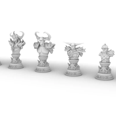 Bộ Cờ Vua Mô Hình Minitures Từ Elegoo