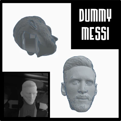 Mô Hình Đầu Dummy 13 Messi