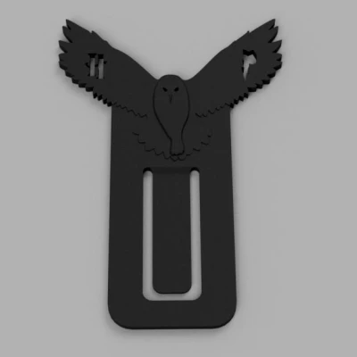 Bookmark Cú Hedwig Harry Potter In 3D