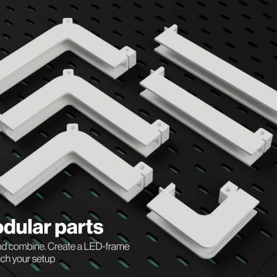 Khung LED 2.0 (Multiboard) cho IKEA SKADIS