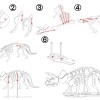 [3Dino Puzzle] Khủng long Triceratops Phong cách Cổ điển - Thumbnail 2